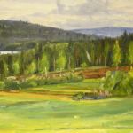 905 3283 Oljemålning 